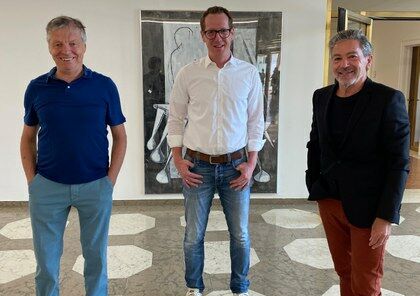 Gerhard Hofer, Martin Dechant und Hanno Schuster.
