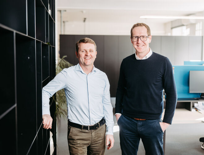 Bild 2_ ikp Vorarlberg Geschäftsführer Tschann und Dechant (quer) Bild 2_ ikp Vorarlberg Geschäftsführer Tschann und Dechant (quer)