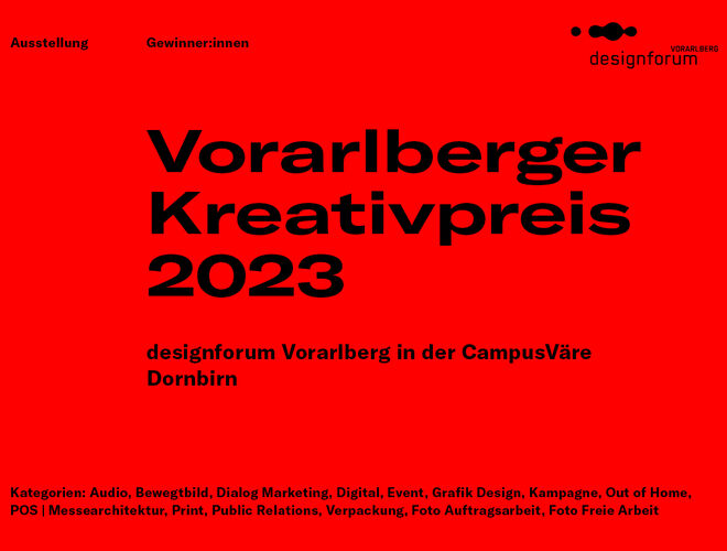 Ausstellung Vorarlberger Kreativpreis_Keyvisual