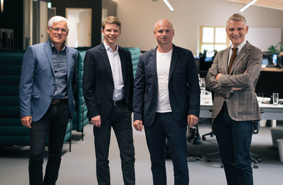 R. Schönherr, O. Pretz, Timo Miller und B. Hepberger. Foto: Massiv Art